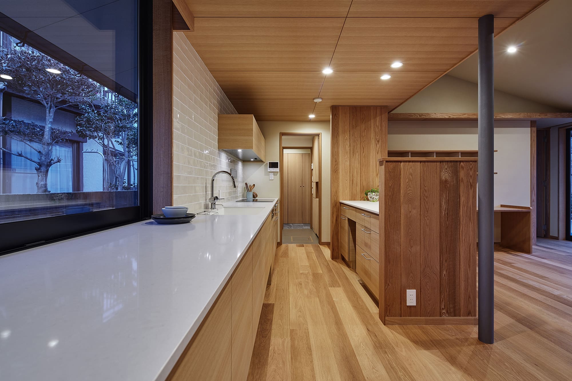 同時給排タイプ KVW2-WA スリムハイキⅡ設置例 - コスミック・ガーデン設計