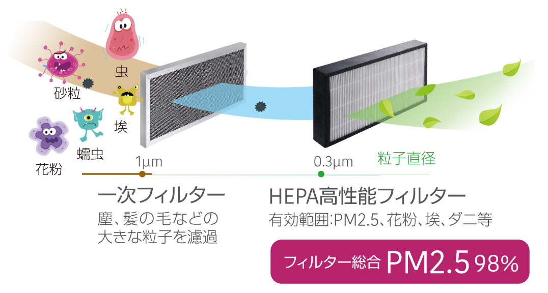 二重フィルター